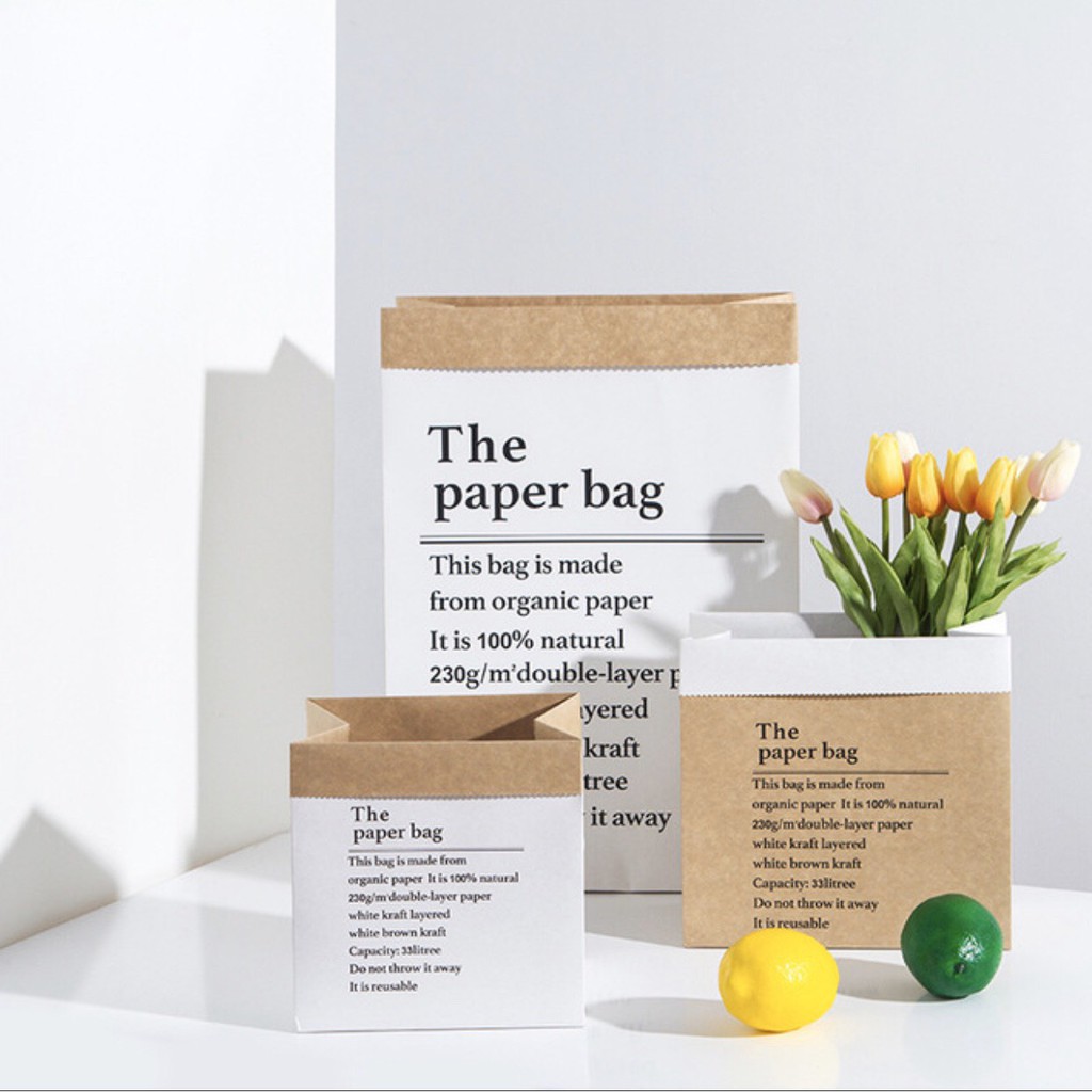 รูปภาพสินค้าแรกของแจกันกระดาษ ถุงใส่ของ (The paper bag )