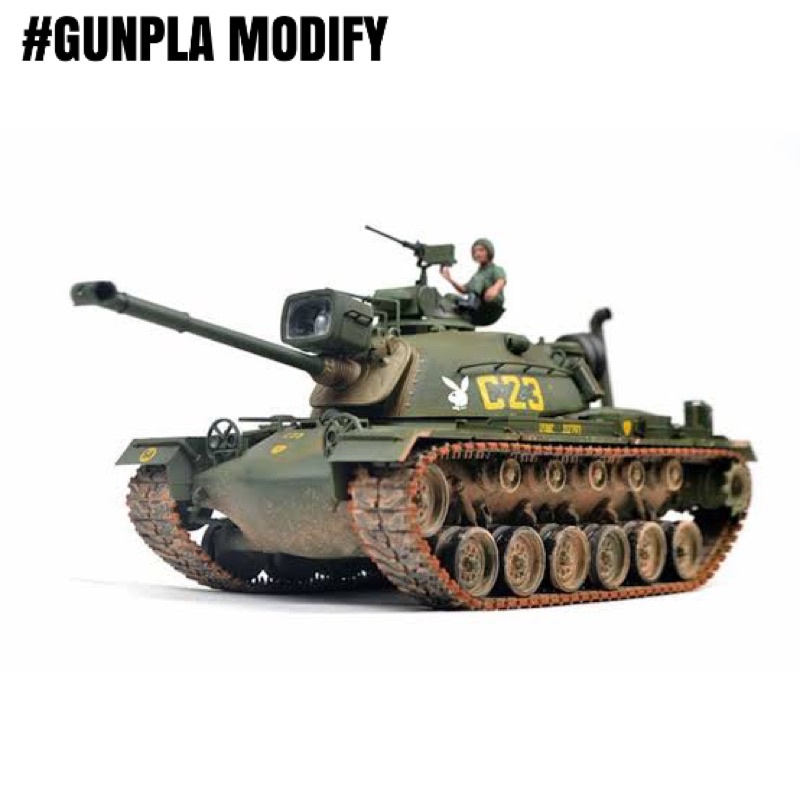 ภาพหน้าปกสินค้าTAMIYA 35120 1/35 โมเดลประกอบ รถถัง U.S. M48 A3 Patton จากร้าน gunplamodify บน Shopee