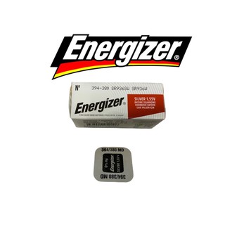 ถ่านนาฬิกา ถ่านกระดุม Energizer 394-380 (SR936SW / SR936W) Watch Battery (Made in USA) EXP08/24