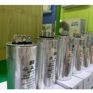 ราคาSP รันนิ่งแอร์ ของแท้ คาปาซิเตอร์แอร์ อย่างดี running capacitor ขนาด 25,30,35,40,45,50,55,60 รันแอร์ แคปรัน แคปรันแอร์