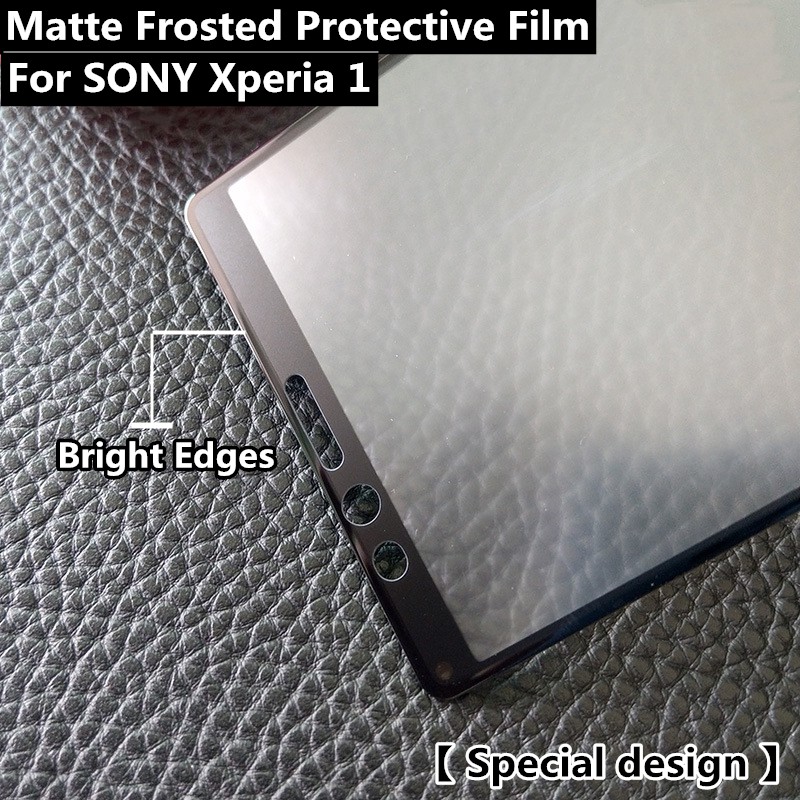 high-quality-matte-frosted-film-เหมาะสำรับ-sony-xperia-1-ฟิล์มด้าน-sony-xz4-เต็มจอ-ฟิล์มกระจกด้าน-sony-xperia1-เต็มจอ