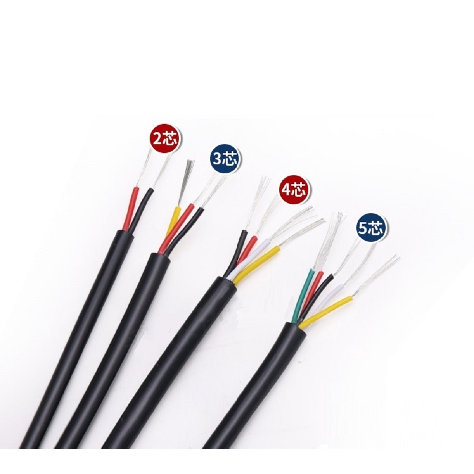 5M 26AWG UL2464 Multi-Core Signal Wire 2 3 4 5 6 7 8 9 10Cores PVC ...