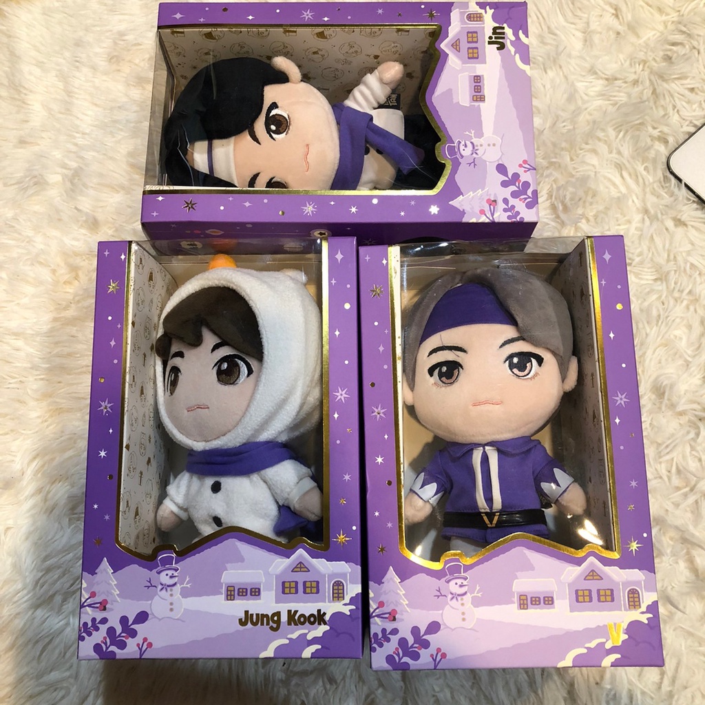 BTS TinyTAN Purple Holiday マグネット グク&シュガ（TinyTAN