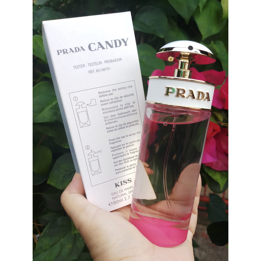 น้ำหอมแท้💯% Prada candy Kiss edp 80ml. กล่องเทสเตอร์ ของแท้ | Shopee ...