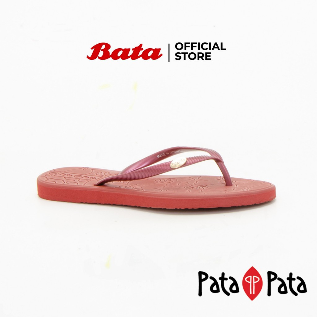 bata-patapata-girls-thong-sandals-รองเท้าแตะแบบหนีบสำหรับผู้หญิง-รุ่น-vina-สีแดง-5715561