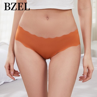 Bzel กางเกงชั้นใน ผ้าฝ้าย ไร้รอยต่อ ระบายอากาศ ใส่สบาย เซ็กซี่ สําหรับผู้หญิง พร้อมส่ง