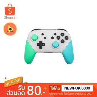 สินค้า พร้อมส่งในไทย Joy Controller Pro Nintendo Switch สี Animal Crossing สแกน Amiibo ได้/ Lite/ OLED/ MacOS/ Window
