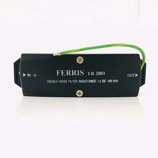 ักันกวน กันหวีด เครื่องเสียงติดรถยนต์ ยี่ห้อ FERRIS รุ่น FR-2001 สำหรับเครื่องเสียงที่มีเสียงกวนจากกระแสไฟ NOISE FILTER