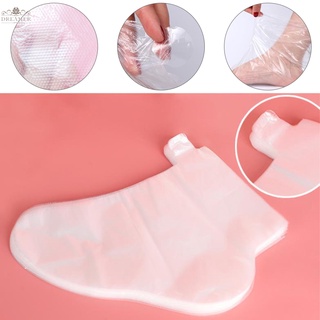 【DREAMER】100pcs Disposable Foot Cover Transparent Film Foot Cover For Pedicure Prevent Infection Remove Chapped Foot Covers