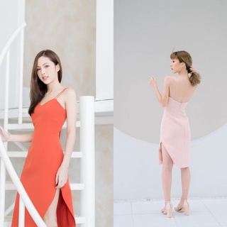 ETHEREAL Arina dress ชุดเดรสสายเดี่ยวผ่าข้าง