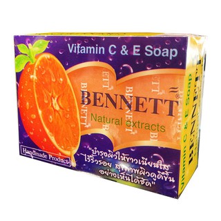 สบู่เบนเนท Bennett Natural Extracts Vitamin C&amp;E Soap 130g.