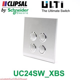 UC24SW_XBS Schneider UC24SW_XBS Schneider UC24SW ULTI Schneider CLIPSAL Ulti-ELV - 4 gang switch cover plate ฝาULTI CLIP