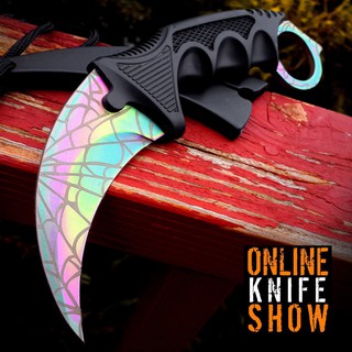 Karambit Knife มีดสั้น มีดปา มีดเดินป่า Knives มีดต่อสู้ Knife fight มีดพก Pocket มีดพับ Folding knife รุ่น 23 C-8