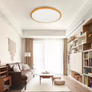 โคมไฟเพดาน ไฟLED ไฟติดเพดาน ไฟกลมติดเพดาน ปรับได้สามแสง กันน้ำป้องกันความชื้น ใช้สำหรับห้องนั่งเล่น ห้องครัว ห้องนอน