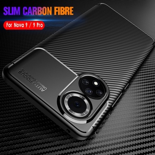 Beetle Matte Phone Case For Huawei nova 9 SE Carbon Fiber Soft Cover for huawei nova 9 Pro nova9SE 9Pro 9SE Protective Case