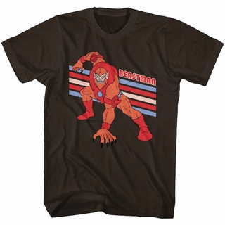 เสื้อผ้าผชเสื้อยืด พิมพ์ลาย Masters Of The Universe Beastman Dark Chocolate สําหรับผู้ใหญ่S-5XL