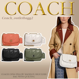 COACH C8560 PILLOW MADISON SHOULDER BAG WITH QUILTING