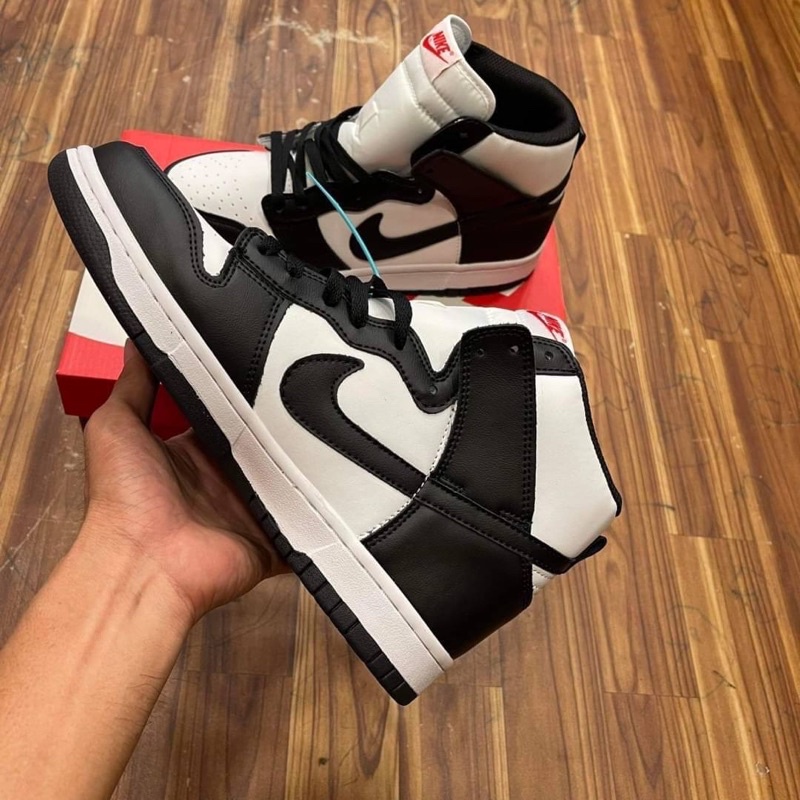 nike-dunk-high-black-white-panda-รุ่นขายดี-สินค้าพร้อมส่ง