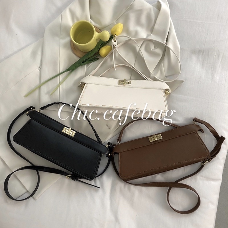 กระเป๋าทรงยาว-กระเป๋าสะพาย-เทรนปี2022-chic-cafebag-กระเป๋าถือ