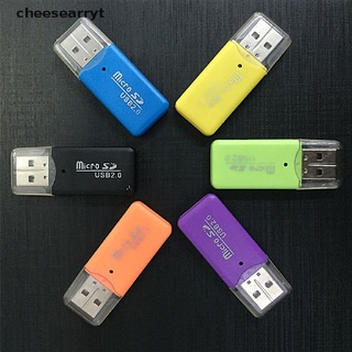 Chee เครื่องอ่านการ์ดหน่วยความจํา USB SD MMC 480Mbps ขนาดเล็ก สําหรับคอมพิวเตอร์ แล็ปท็อป