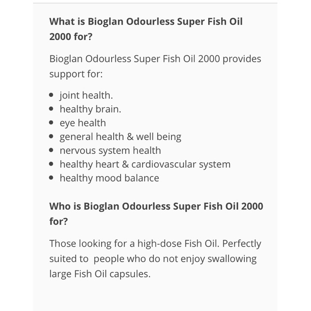 ภาพสินค้าEXP 8/25 Bioglan Super Fish oil double strength 200 แคปซูล (แท้100% พร้อมส่ง) fish oil ความเข้มข้นสูง 2 เท่า จากร้าน julietmeshop บน Shopee ภาพที่ 5