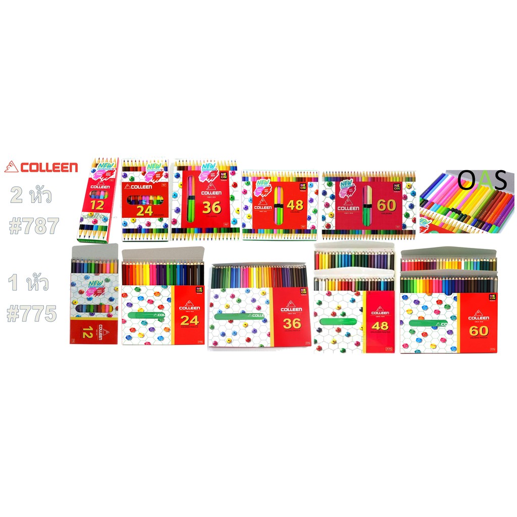 COLLEEN Color Pencils ดินสอสีไม้ คอลลีน | Shopee Thailand