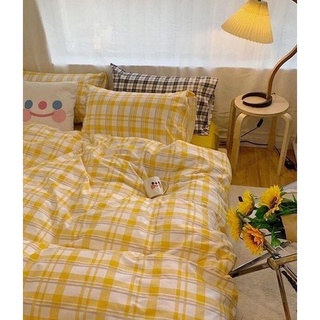 ภาพหน้าปกสินค้าผ้าปูที่นอนลายสก๊อต 3.5 / 5 / 6 ฟุต ลายผ้านวม ไม่รวมผ้าห่ม Fitted sheet รัดมุม ที่เกี่ยวข้อง
