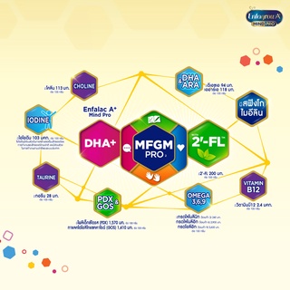 ภาพขนาดย่อของภาพหน้าปกสินค้าEnfalac A+2 เอนฟาแล็ค เอพลัส มายด์โปร 2FL (สูตรใหม่) นมผง สูตร 2 รสจืด ขนาด 1425 กรัม จากร้าน bkk2shop บน Shopee ภาพที่ 3