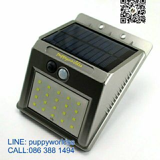 ไฟSolarCell.LED  sensor+จับการเคลื่อนไหว