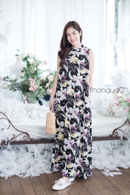 maxi468-เเมกซี่คอเต่าลายแคทลียา