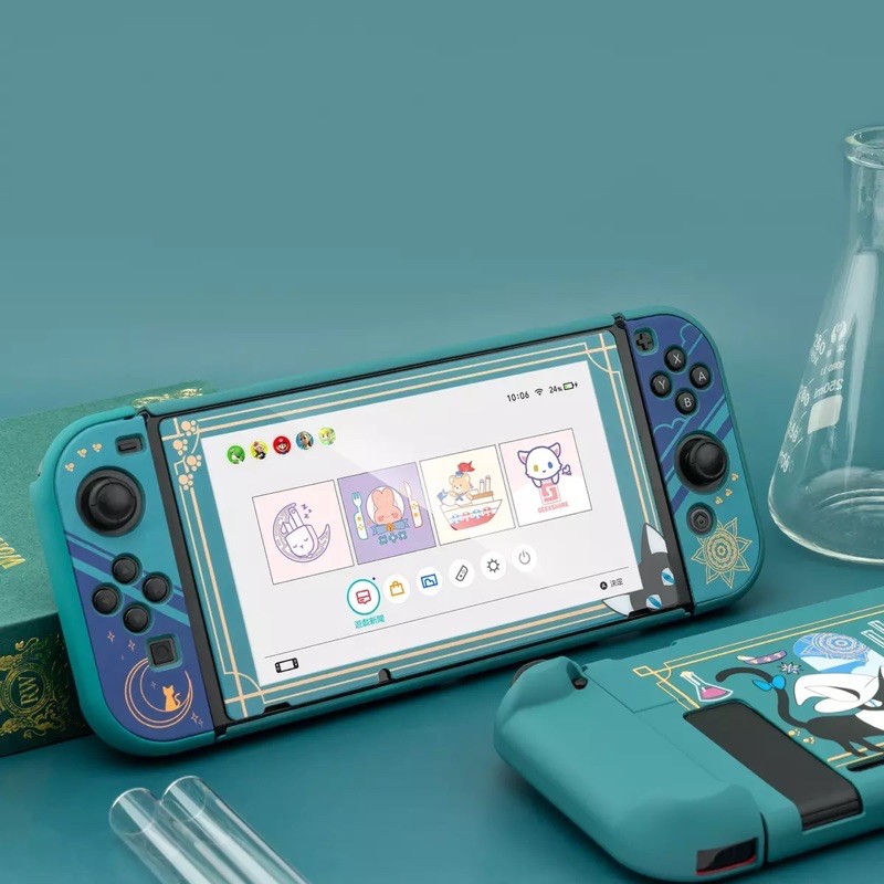 เคส Nintendo Switch แบบแข็ง พร้อมฟิมล์ ลาย Alchemy Cat | Shopee Thailand