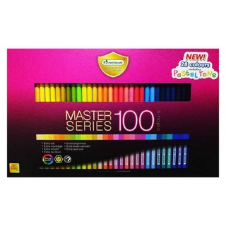 ดินสอสีไม้มาสเตอร์อาร์ต 100 สี และ 124 สี