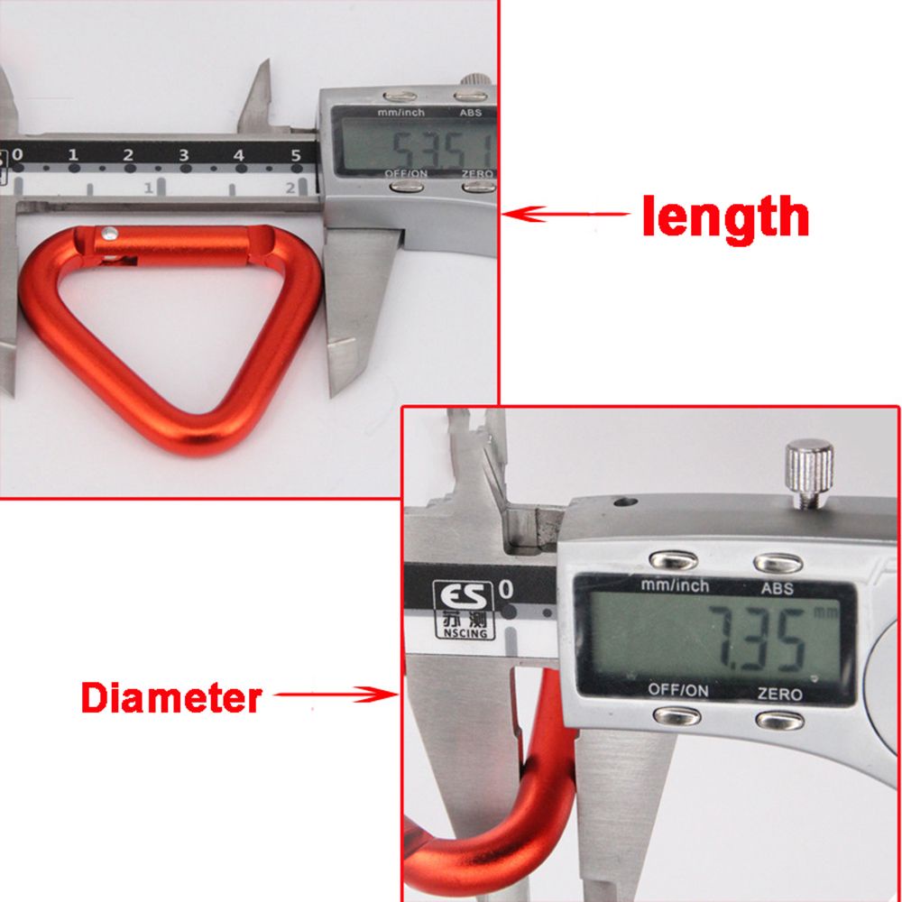 ภาพหน้าปกสินค้าAdames อุปกรณ์เสริมตะขอ Carabiner หัวเข็มขัดโลหะอลูมิเนียมทรงสามเหลี่ยมสําหรับตั้งแคมป์เดินป่า จากร้าน adames.th บน Shopee