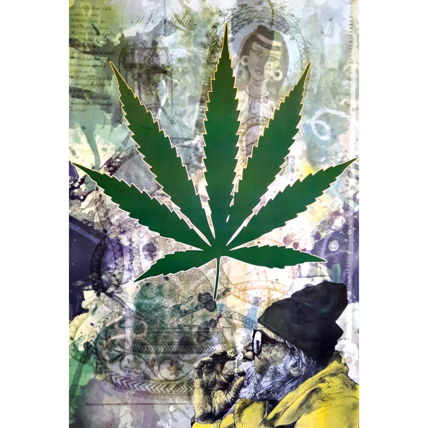 โปสเตอร์-รูปภาพ-กัญชา-cannabis-indica-ศิลปะ-คลาสสิค-สวยๆ-โปสเตอร์-ติดผนัง-poster