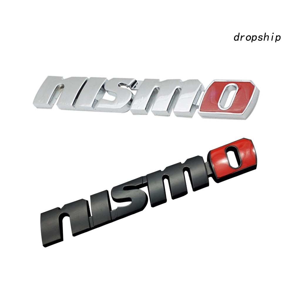dro-สติ๊กเกอร์โลโก้โลหะ-3-d-สําหรับตกแต่งรถยนต์-nismo