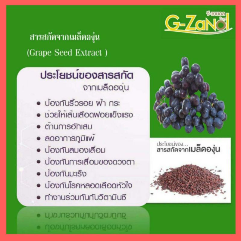 น้ำมันรำข้าว-จีซานอล-g-zanol-10-เซีน-ผลิตภัณฑ์เสริมอาหาร-รวมสารสกัดที่มีประโยชน์ถึง-10-ชนิดใน-1-ซอฟเจล