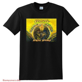 [100% Cotton] Wanyg เสื้อยืดแขนสั้น พิมพ์ลาย Santana T Africa Speak Vinyl Cd ขนาดเล็ก สไตล์คลาสสิก ของขวัญวันเกิดวันพ่อ
