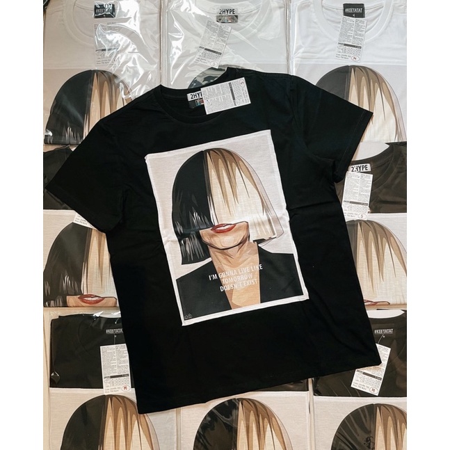sia-เสื้อแขนสั้น-เสื้อยืด-ผ้าพรีเมียม-คอตตอนแท้