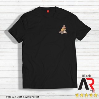 เสื้อแฟชั่นผญ - ARtees Pets v22 Sloth วางกระเป๋าเสื้อที่กําหนดเองเสื้อเชิ้ต Unisex Tshirt สําหรับผู