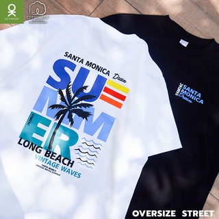 2022 เสื้อยืดใหม่เสื้อยืดโอเวอร์ไซส์   ใส่คู่/ใส่เดียว  สกรีนลาย summer - OverSize ⚡️พร้อมส่ง⚡️ ผ้านำเข้าUSA🇺🇸 เจ้าเดี