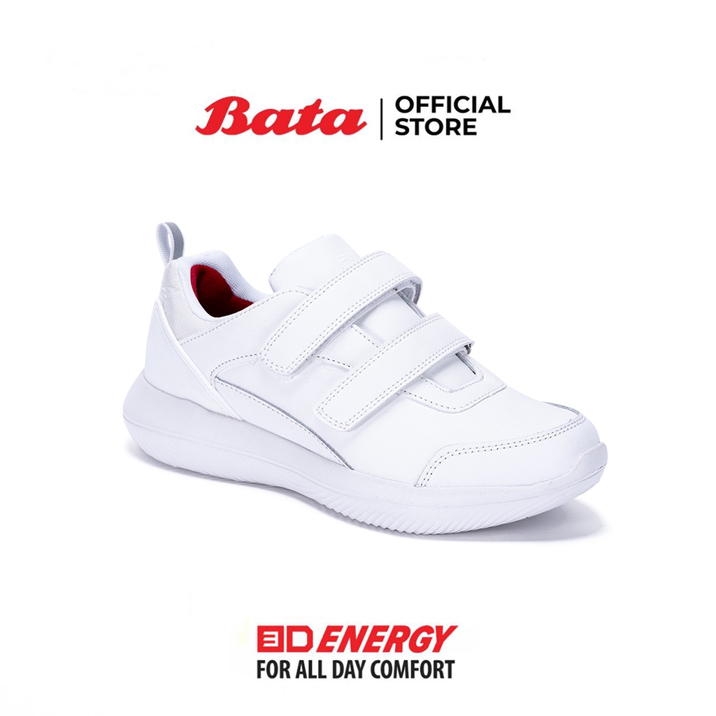 bata-บาจา-รองเท้าพละเด็กนักเรียน-ถูกระเบียบ-ผ้าใบ-รุ่น-3d-energy-สีขาว-4411919
