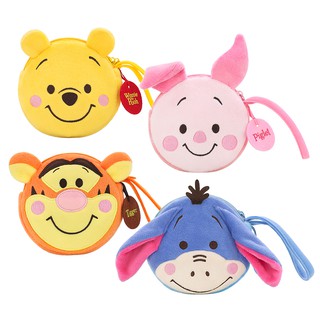 สินค้า Disney ลิขสิทธิ์แท้ กระเป๋าเหรียญ Pooh / Piglet / Eeyore / Tigger : Blossoms (Winnie the pooh)