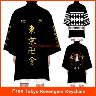 Tokyo Revengers คอสเพลย์ Coats Sano Manjiro เครื่องแต่งกาย Draken Mikey ญี่ปุ่น Haori Ryuguuji Ken Kimono Coat Takemitchy เสื้อคาร์ดิแกนเสื้อคลุมยาว Outwear