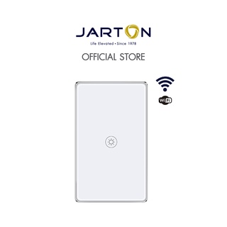 JARTON Wi-Fi สวิตช์ไฟระบบสัมผัส 1 ดับ Without Neutral Line