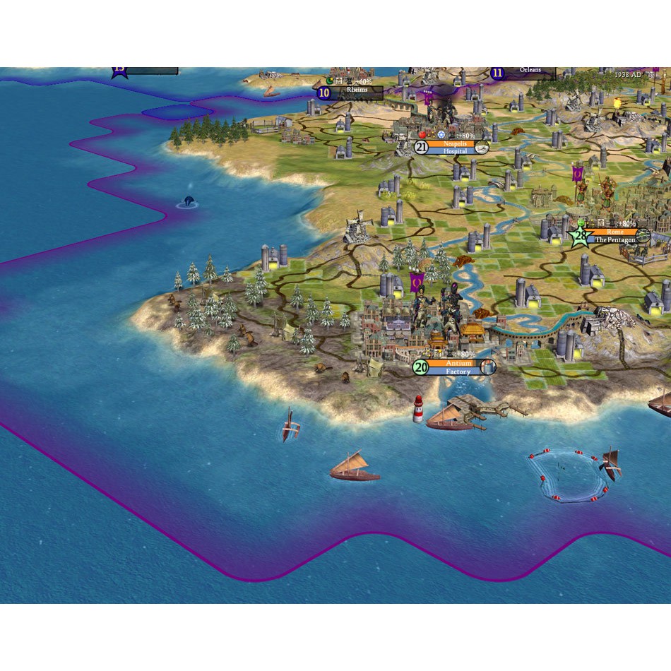 แผ่นเกมส์คอม-civilization-iv