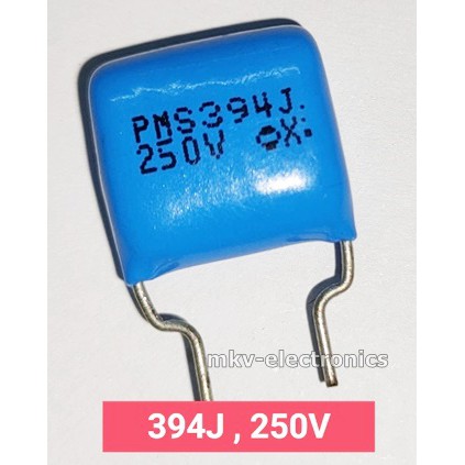 (2ตัว) 394J ใช้แทน 394 , 394K 250V , Mylar Capacitor (รหัสสินค้า M02407 ...