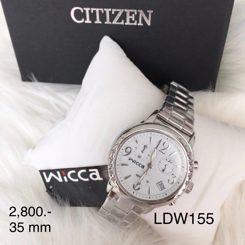 นาฬิกา CITIZEN Wicca Quartz White Dial Ladies Watch BM1-113-11 ของแท้ Shopee Thailand wicca CITIZEN
