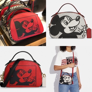 Coach Serena Disney Mickey Mouse X Keith Haring Serena Satchel รุ่น C6977