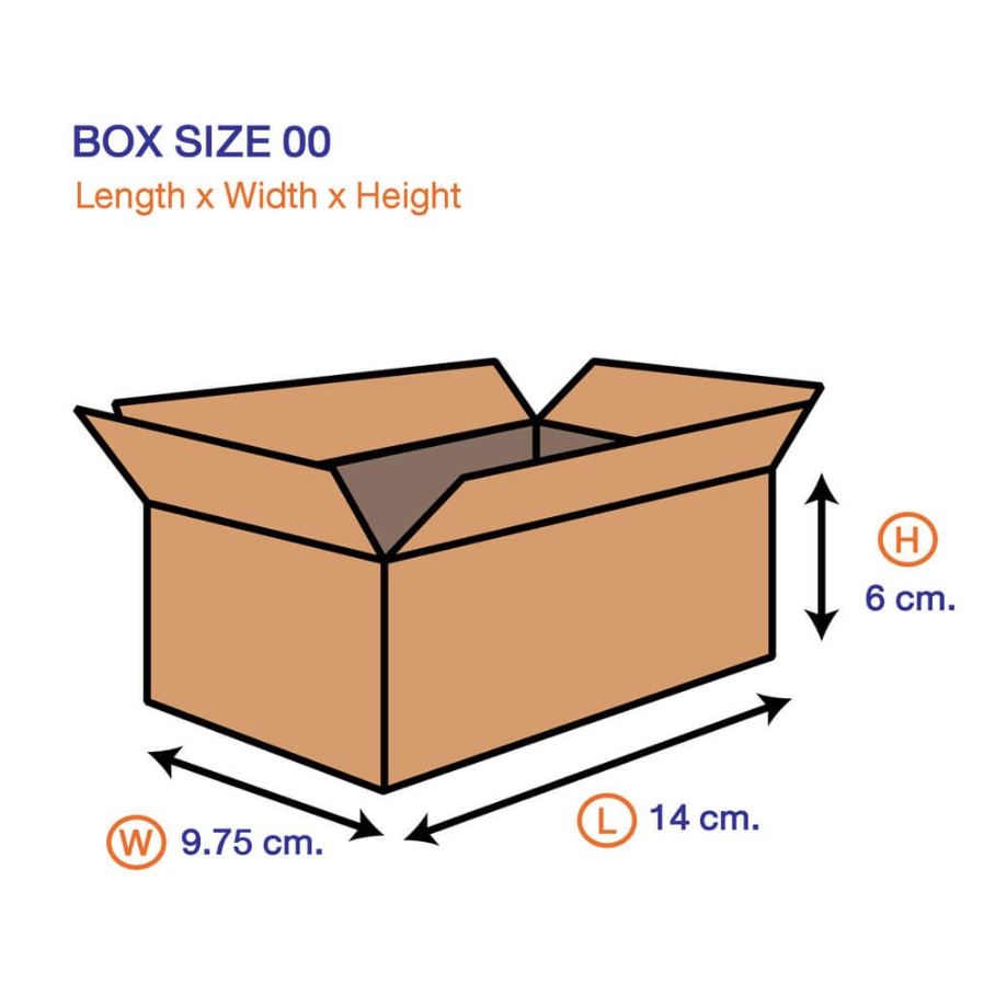 กล่องพัสดุ-เบอร์-00-ไม่พิมพ์จ่าหน้ากล่อง-300-ใบ-กล่องไปรษณีย์-new