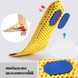 ภาพขนาดย่อของภาพหน้าปกสินค้าแผ่นรองเท้า (1คู่)แผ่นเสริมรองเท้า ซอฟรังผึ้ง ซอฟรองเท้าเพื่อสุขภาพ พื้นรองเท้า ซับแรงกระแทก พร้อมส่งจากไทย จากร้าน ca_sneakers_shop บน Shopee ภาพที่ 1